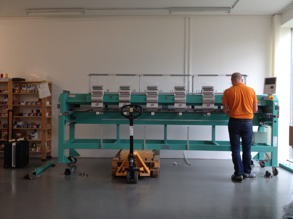 Michel Textil ::: Ankauf Stickmaschine 2013